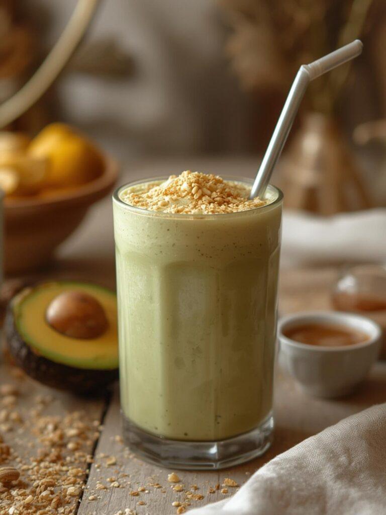 Avocado Honey Cream Smoothie