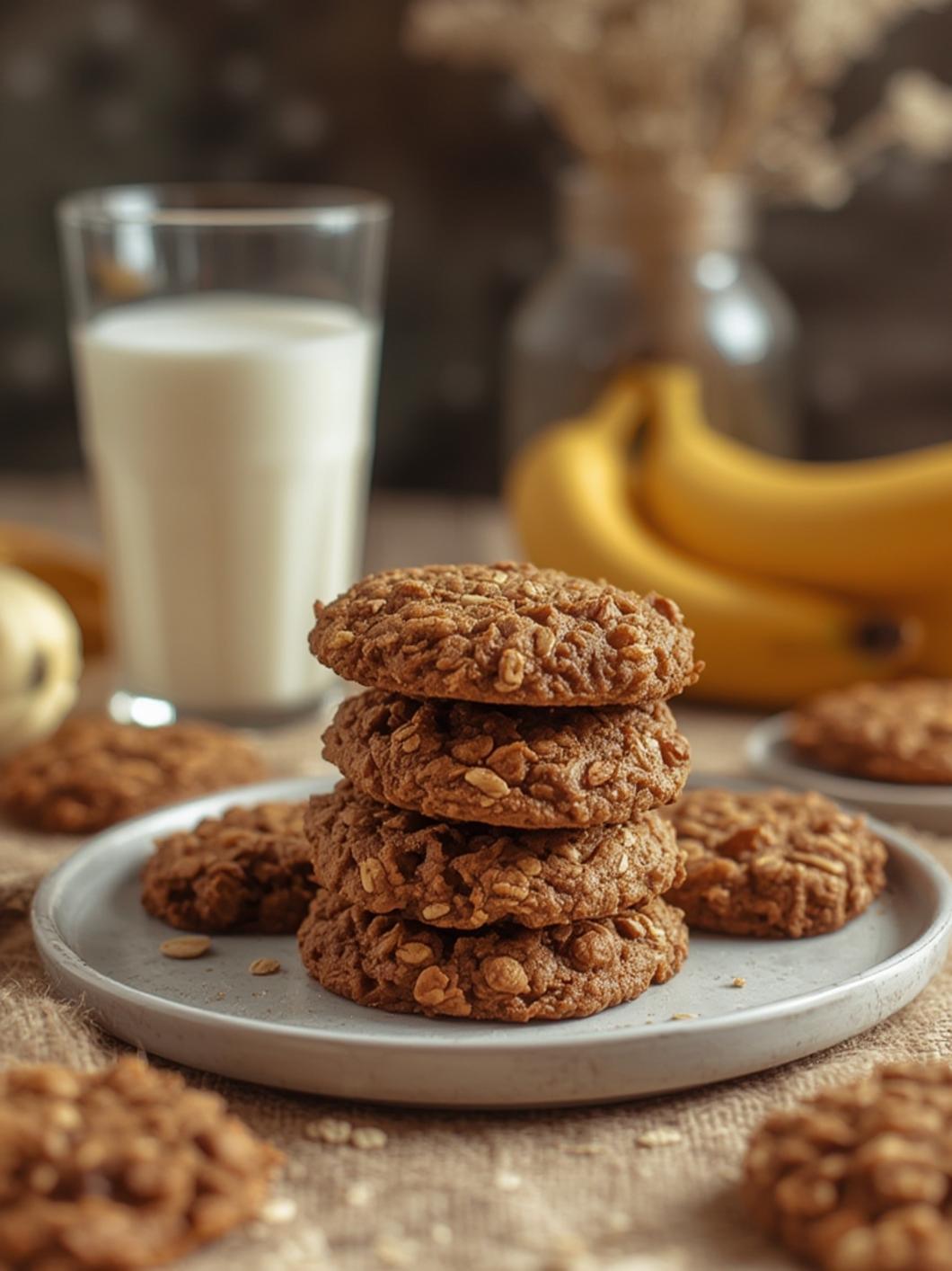 Banana Oatmeal Cookies