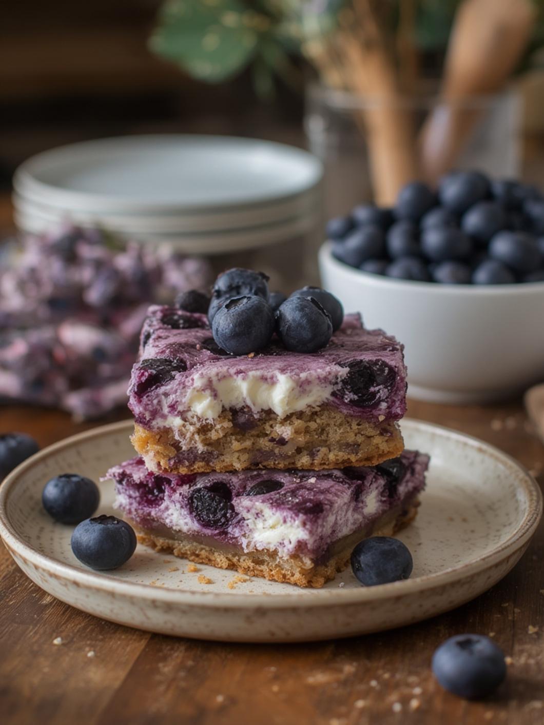 Blueberry Cream Cheese Bars