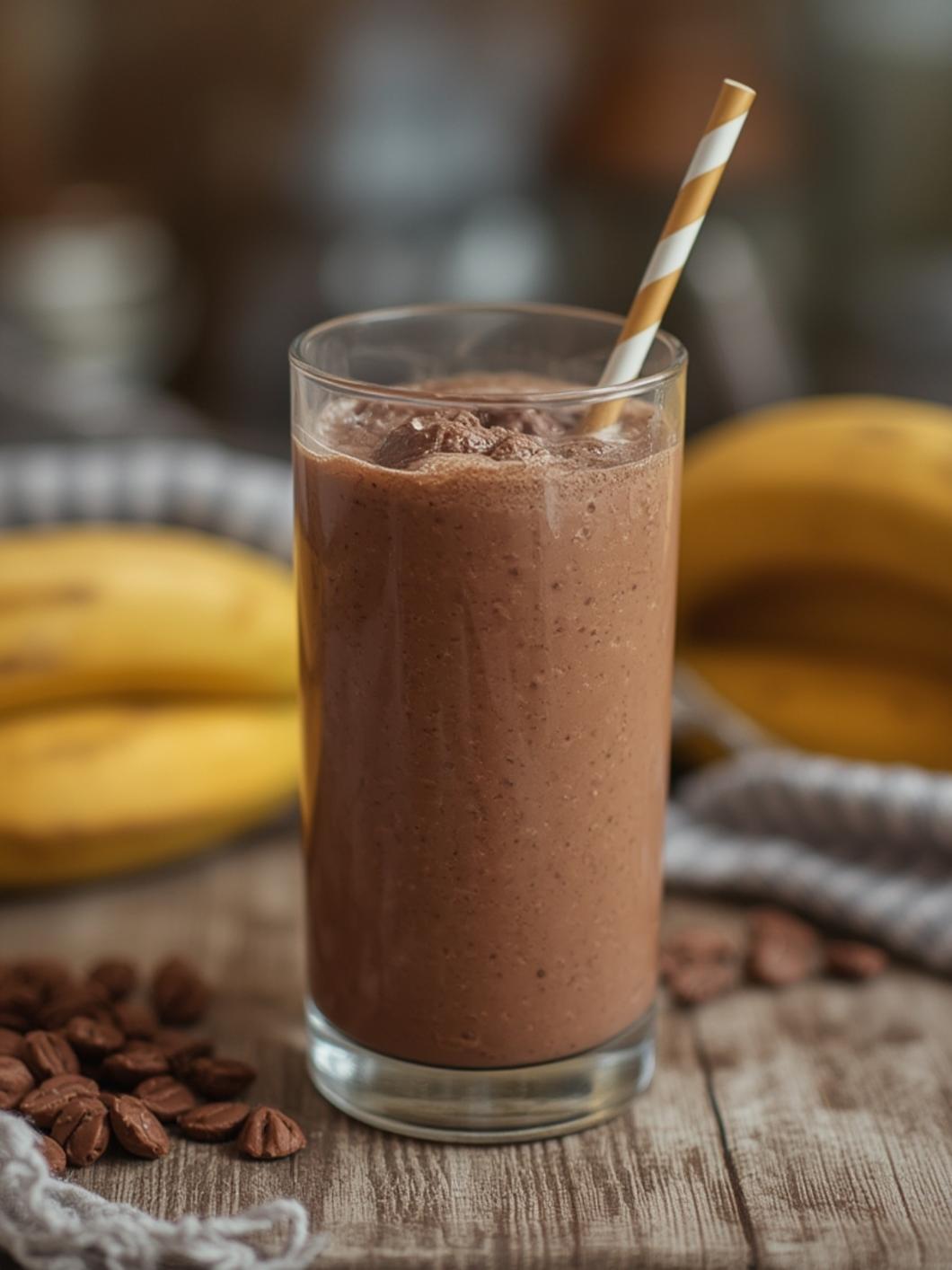 Chocolate Banana Muscle Smoothie