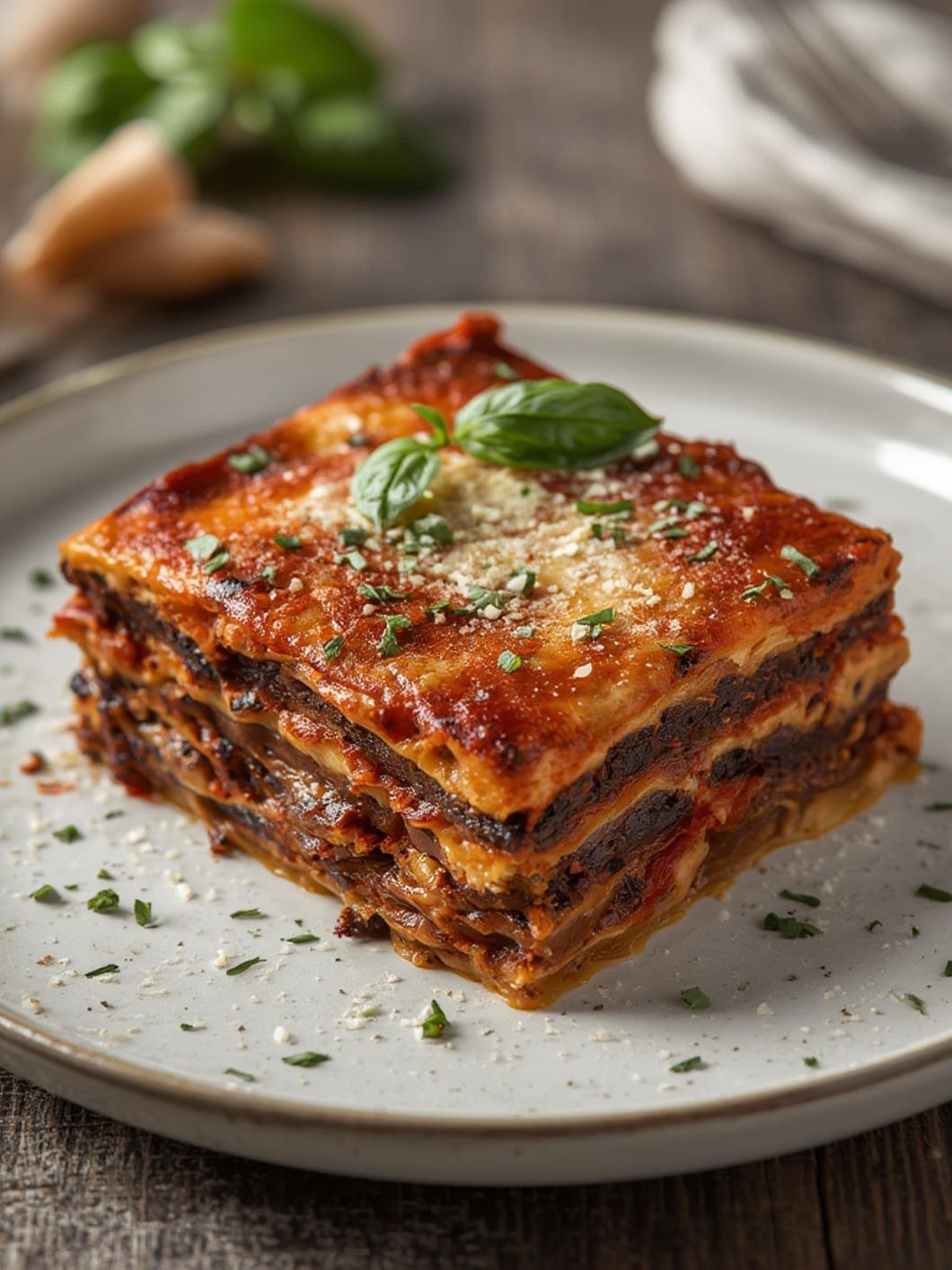 Chocolate Lasagna served