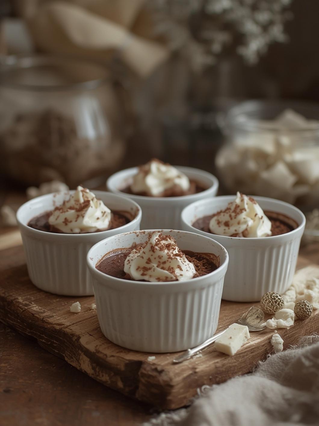 Chocolate Pudding Pots