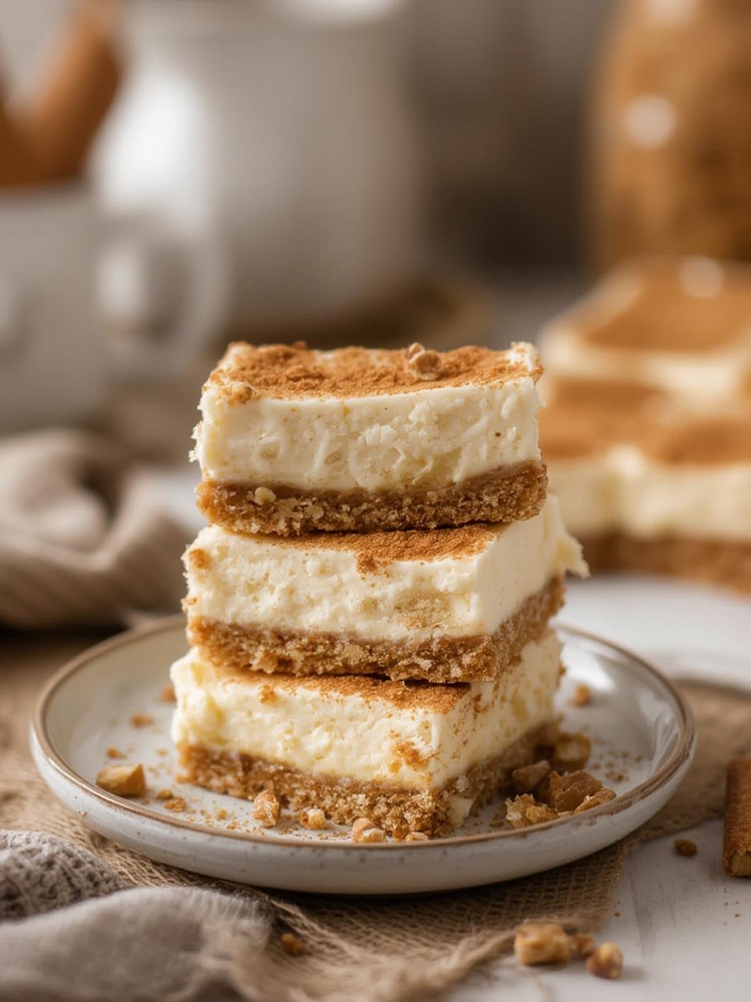 Churro Cheesecake Bars