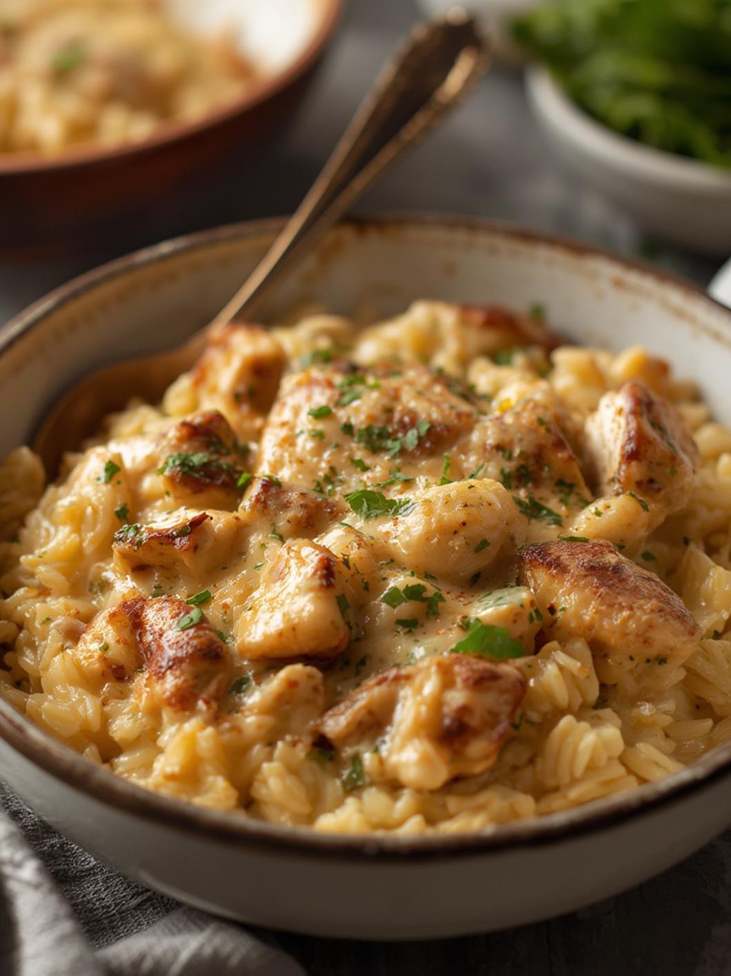 Creamy Chicken and Rice Bake