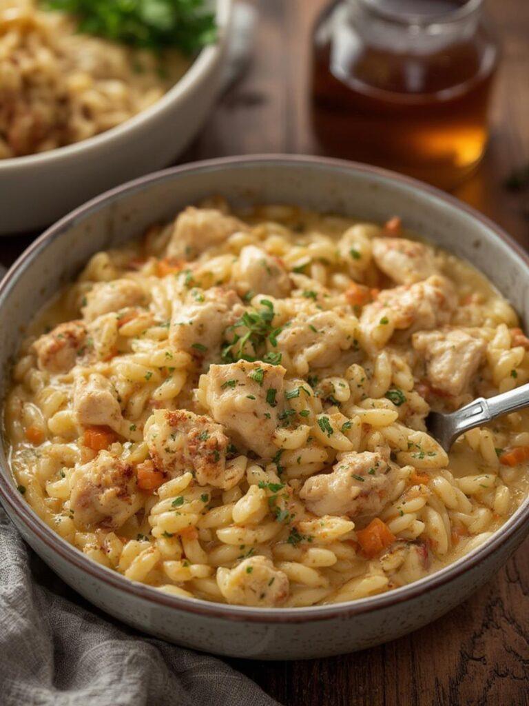 Creamy Chicken Orzo
