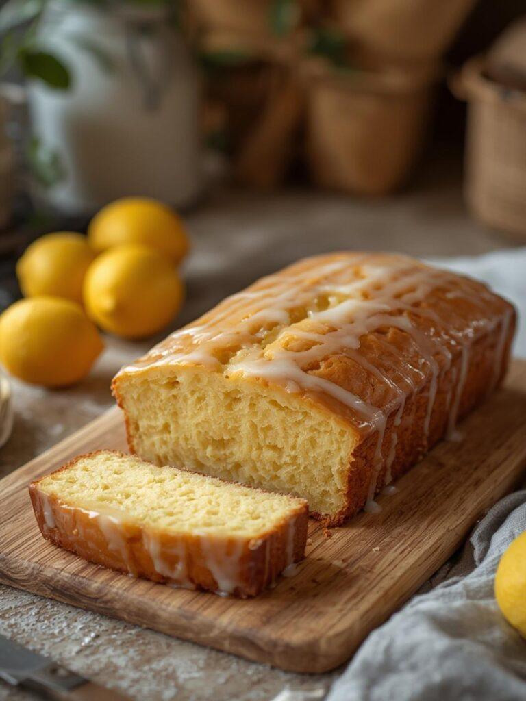Glazed lemon loaf