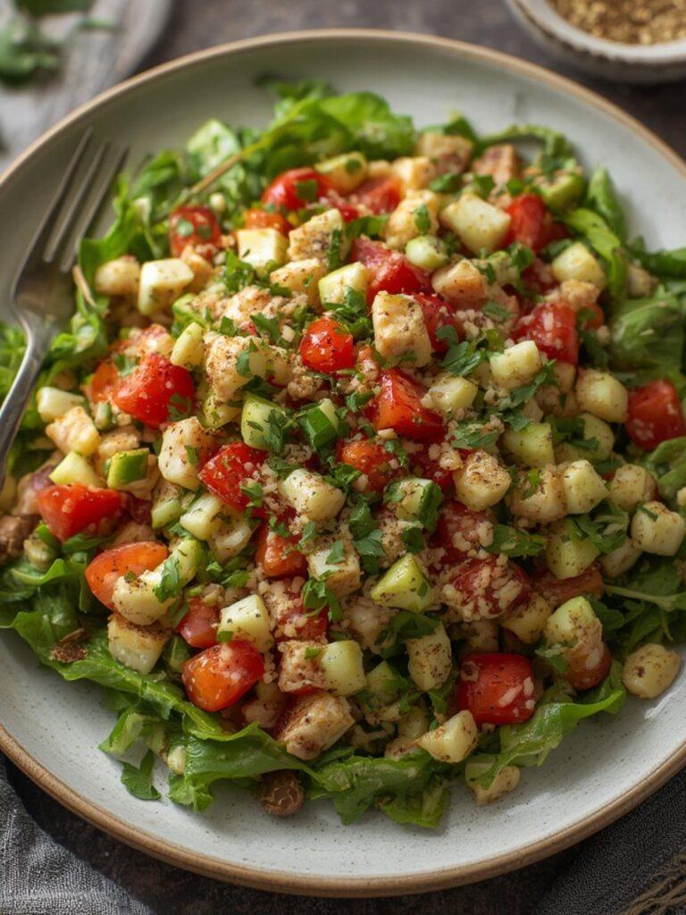 Grinder Chopped Salad served