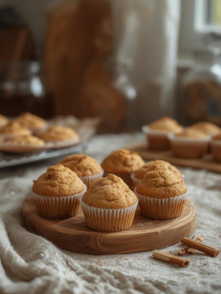 Mini cinnamon muffins