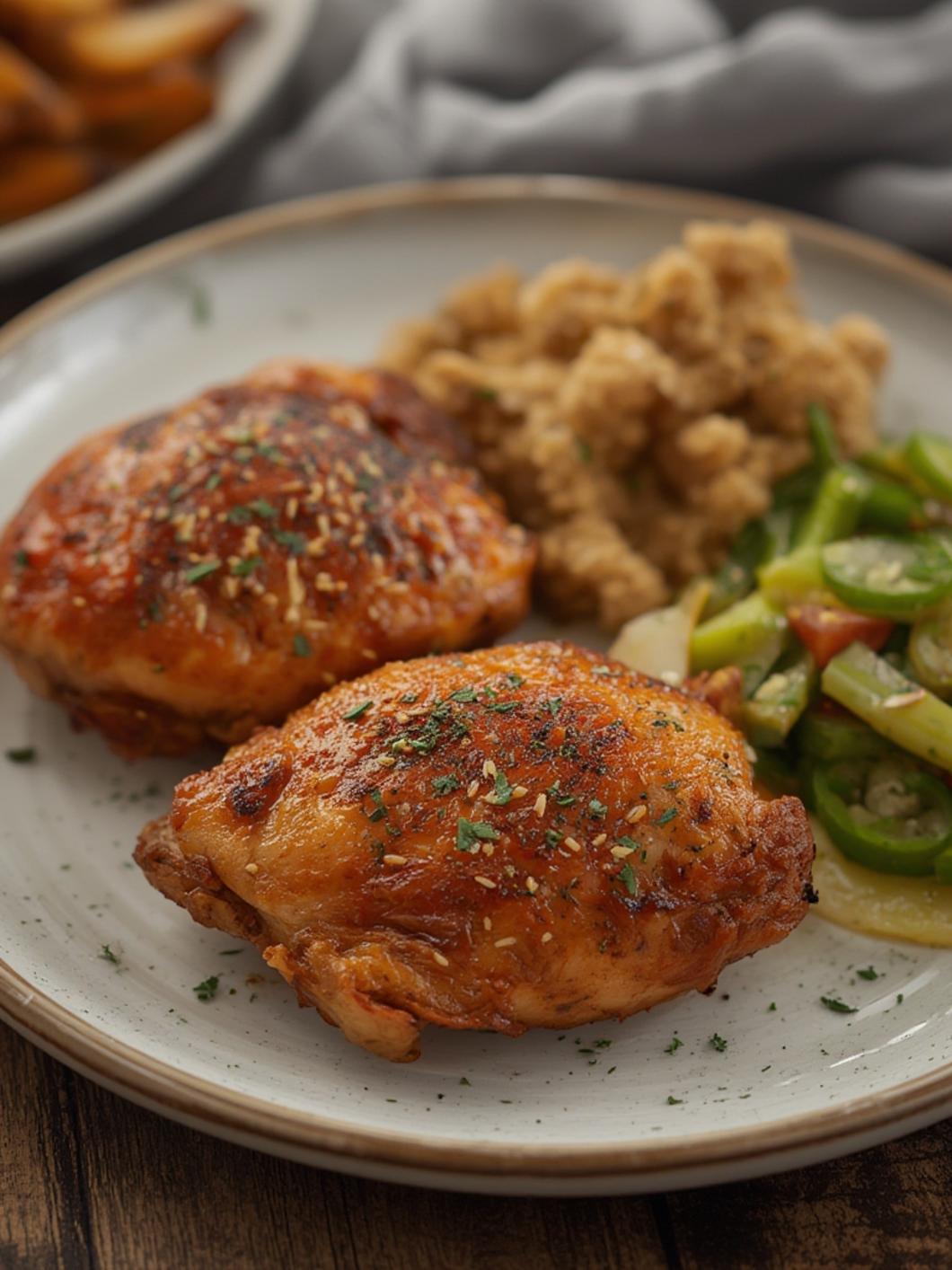 Mississippi Chicken served