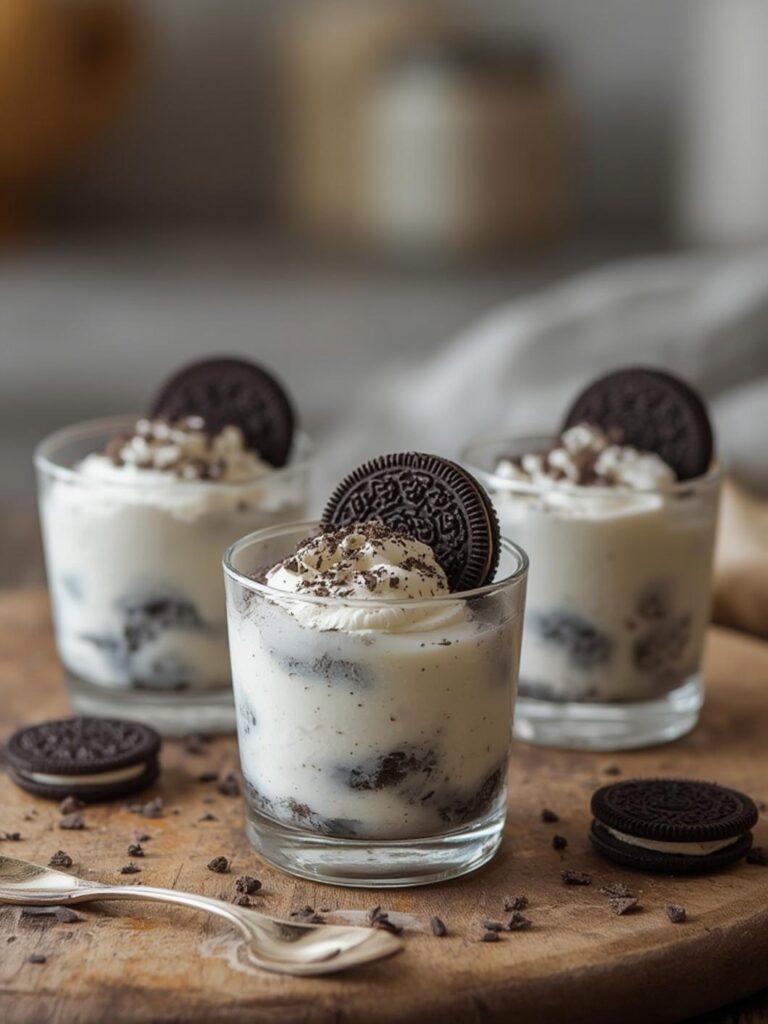 Oreo Milk Dessert Cups