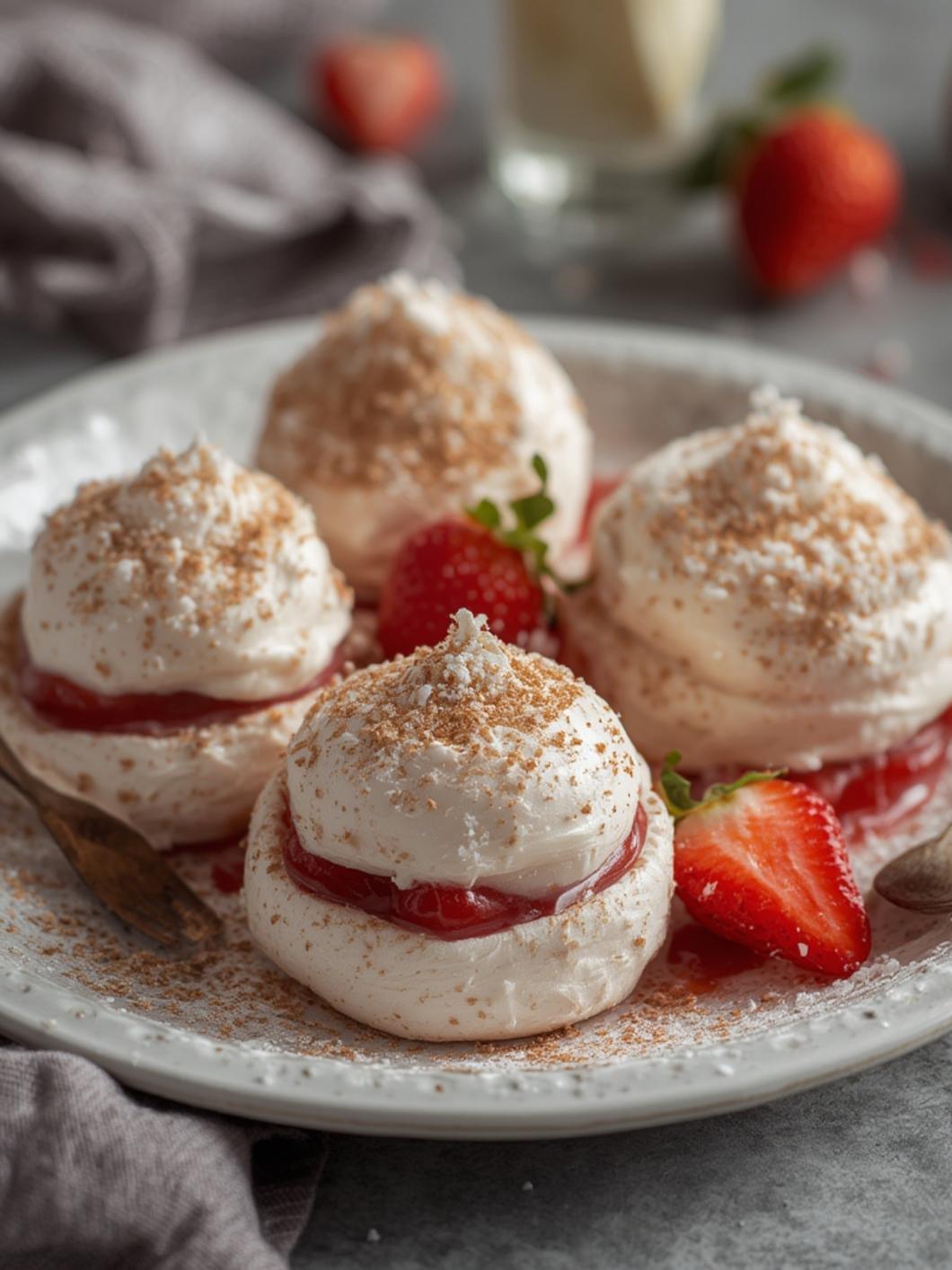 Pavlova Bombs served