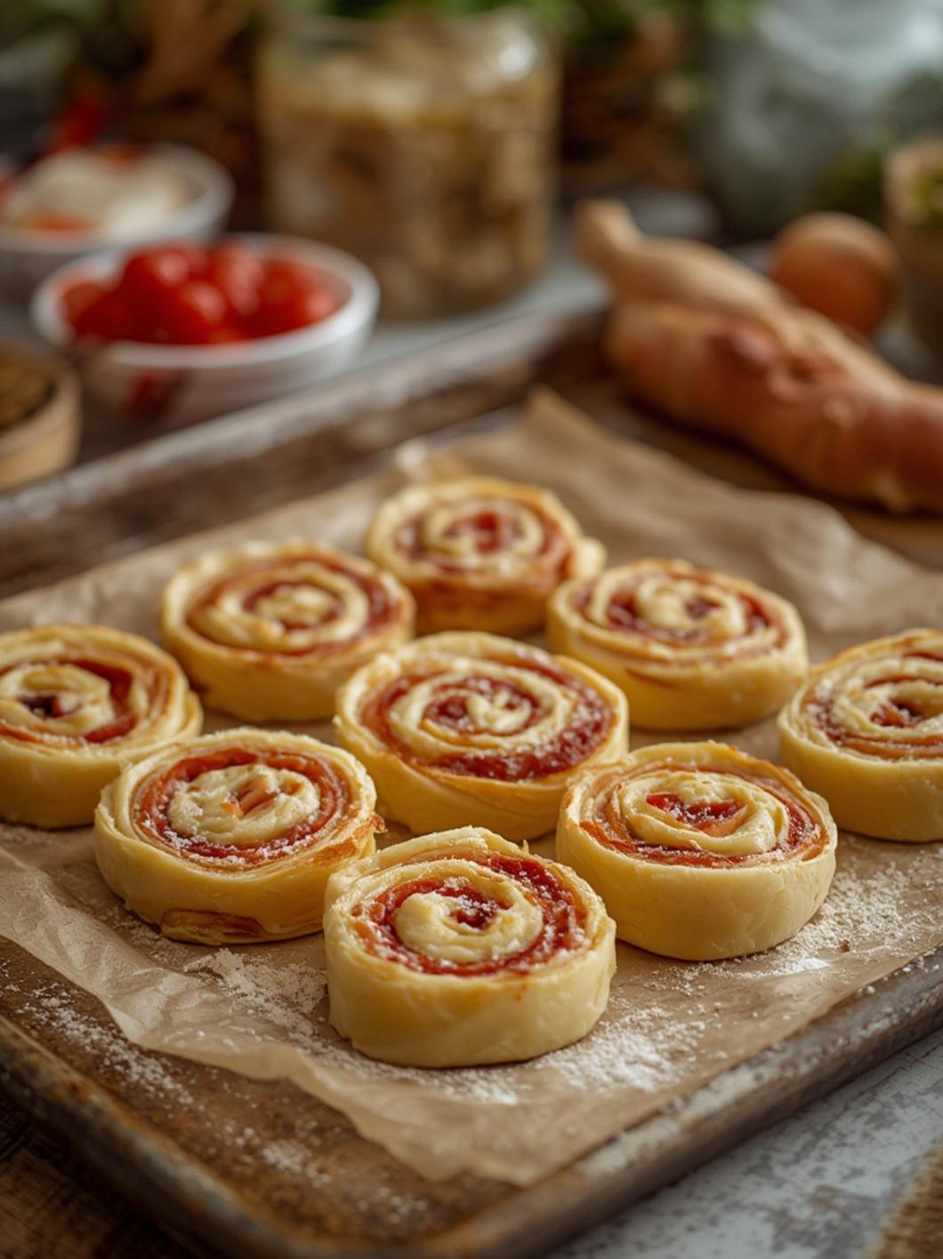 Puff Pastry Pinwheels