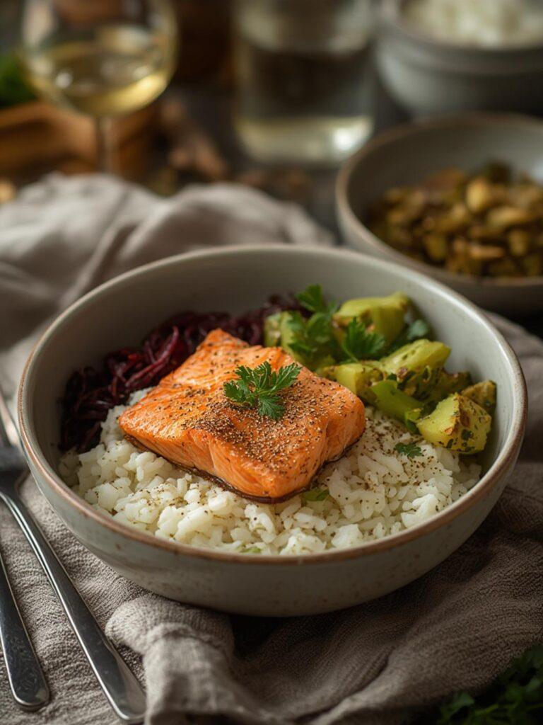 Salmon Rice Bowl