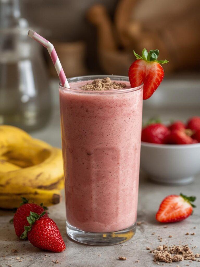 Strawberry Banana Glow Smoothie