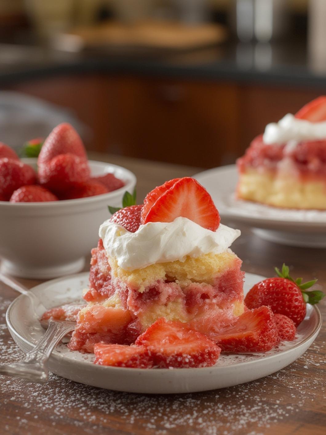 Strawberry Shortcake Dump Cake