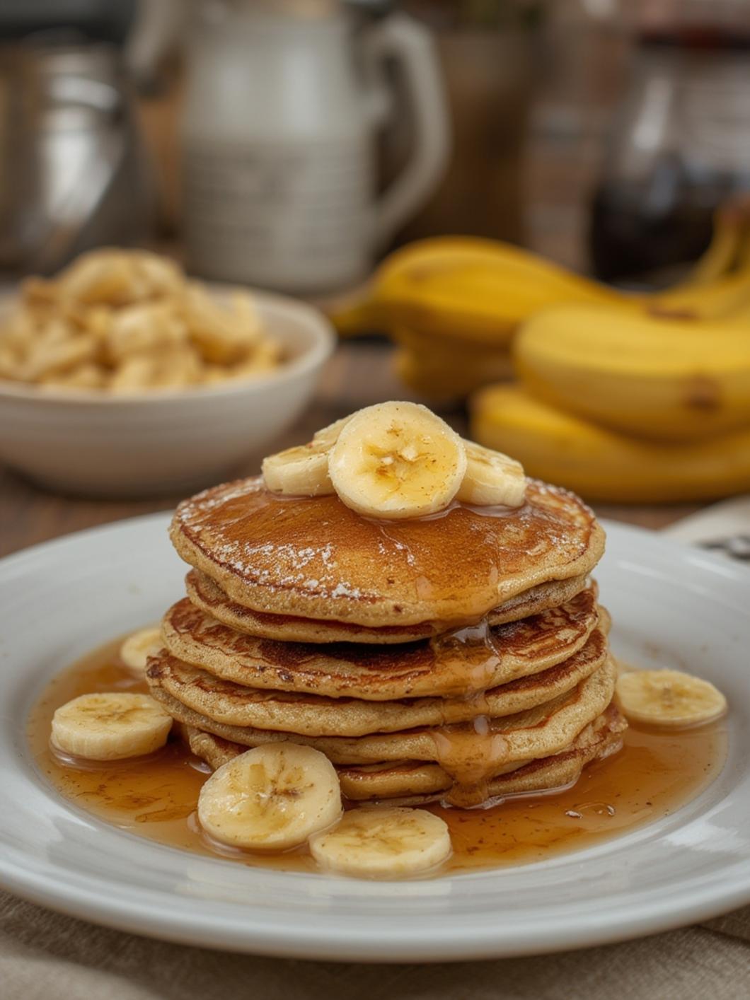 Three-Ingredient Banana Pancakes