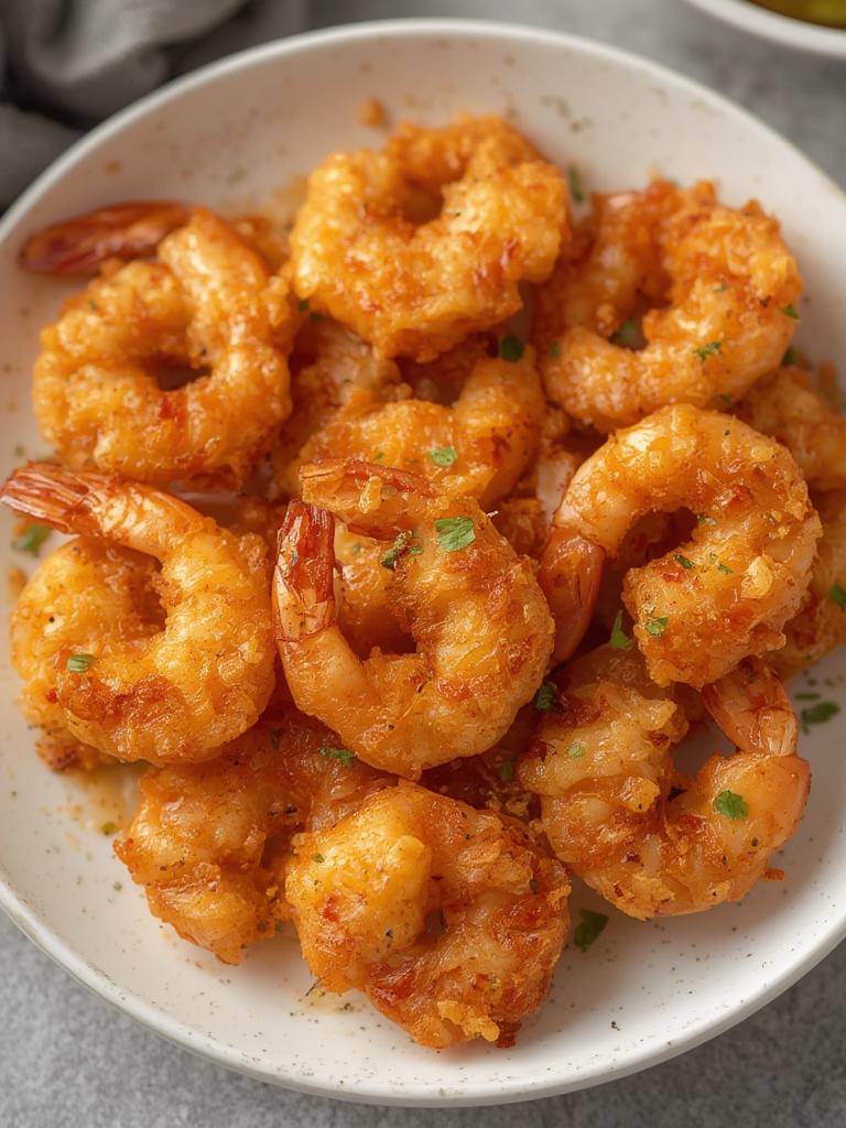 Air Fryer Shrimp Cooking Process