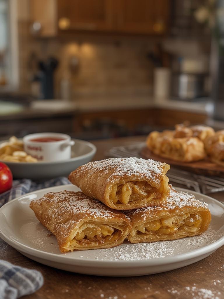 French Toast Roll-Ups served