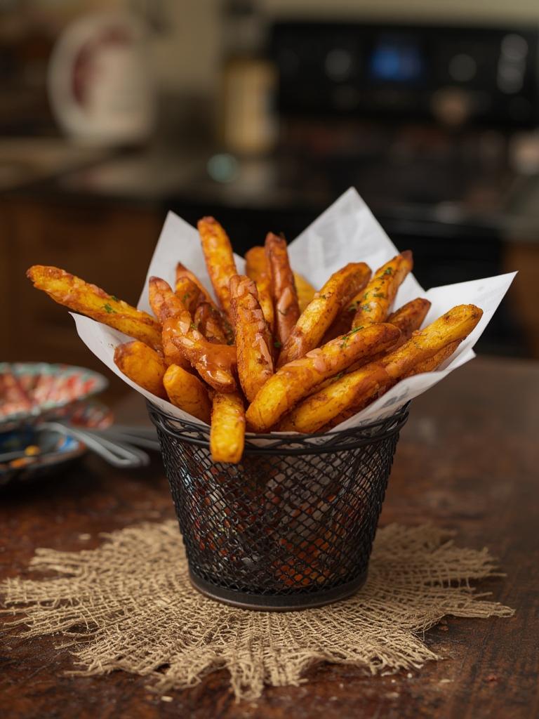 Louisiana Voodoo Fries served