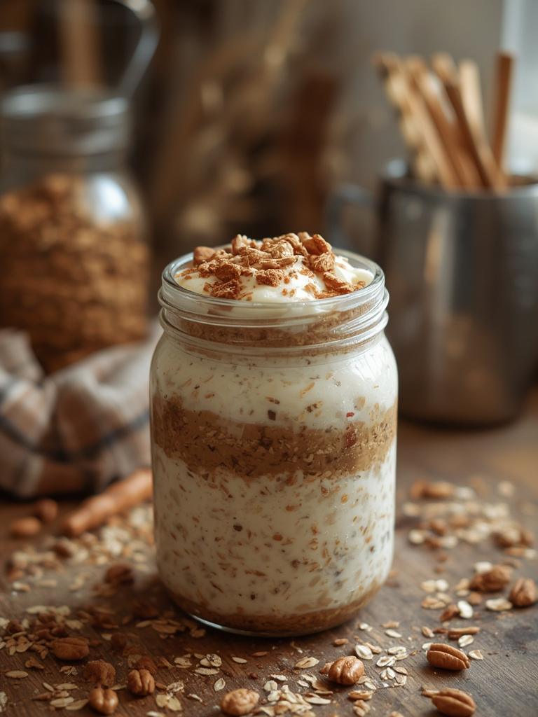 Overnight Oats served
