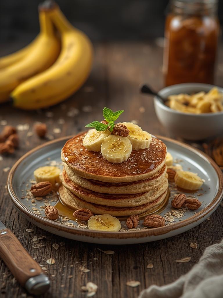 Banana & Oat Pancakes