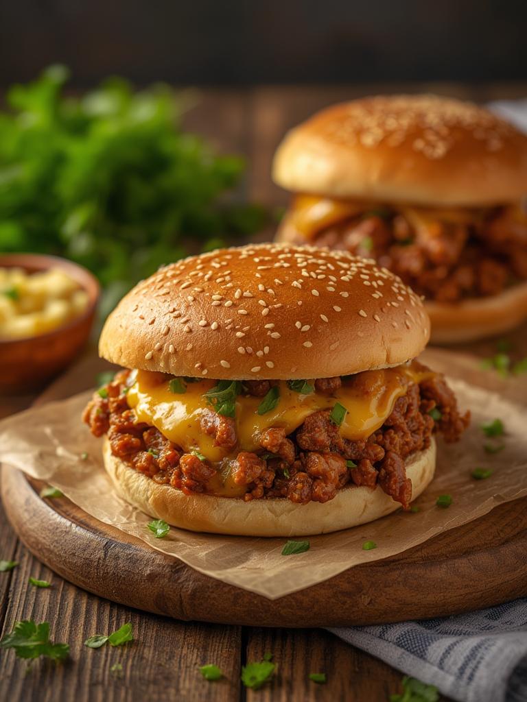 Cheesesteak Style Sloppy Joes