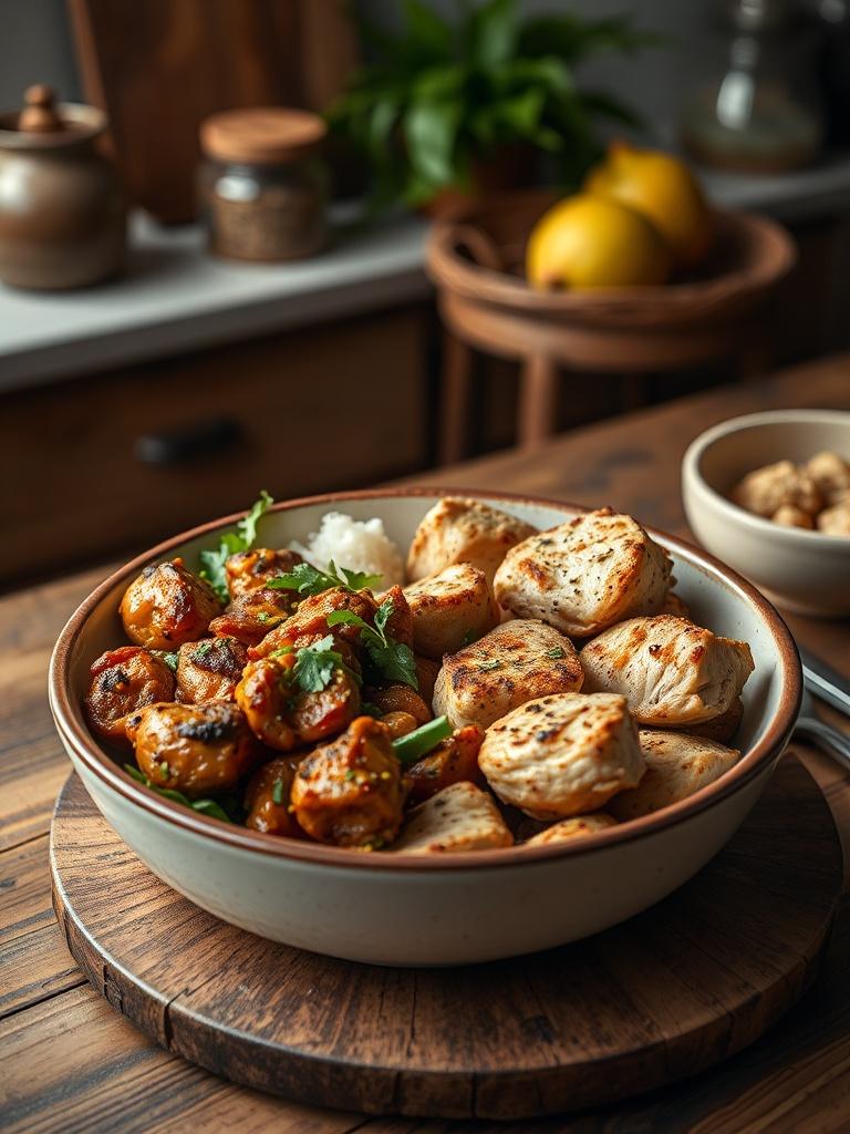 Healthy High-Protein Chicken Bowl