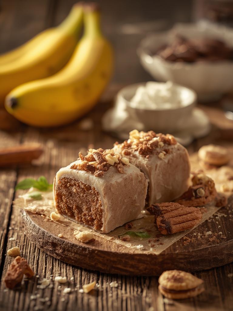 Low Calorie Frozen Banana Snickers
