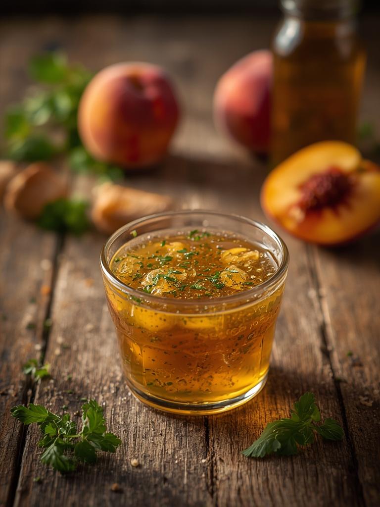 Peach Honey Dijon Balsamic Vinaigrette