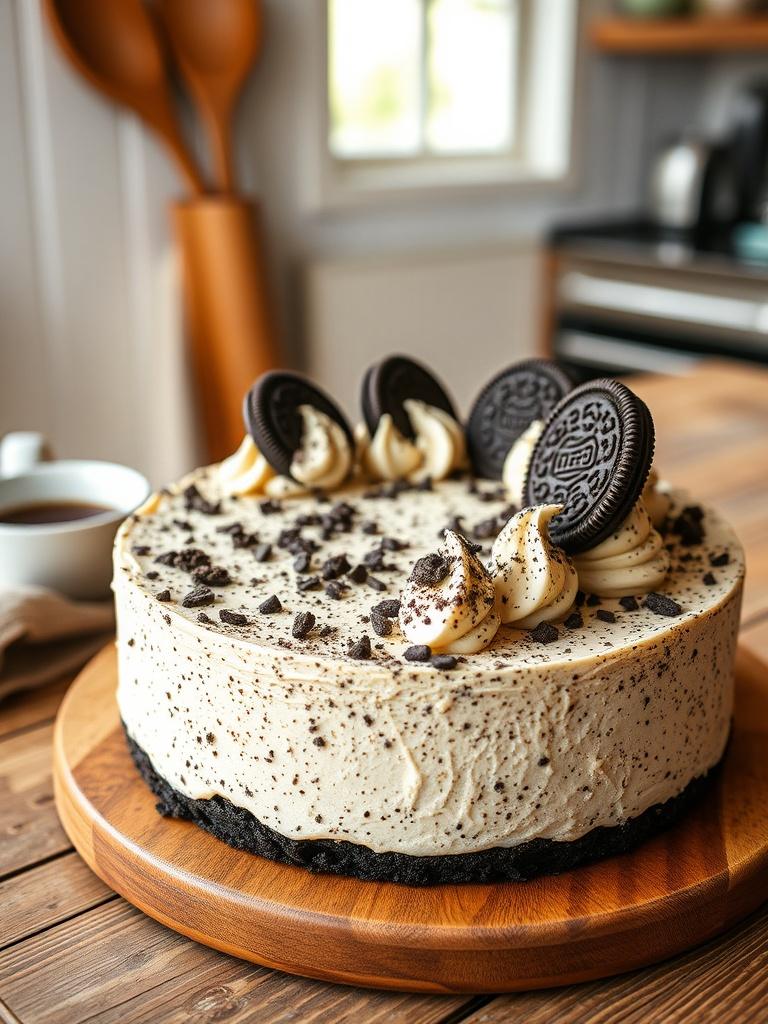 5-Ingredient No-Bake Oreo Cheesecake