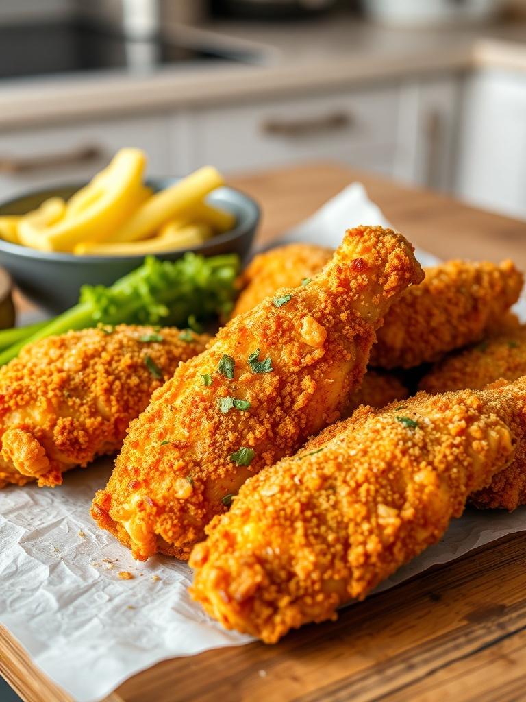 Crispy Oven Baked Chicken Tenders (No Frying)
