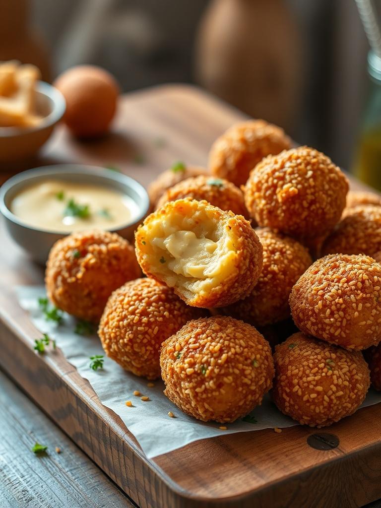 Crispy Potato Cheese Balls