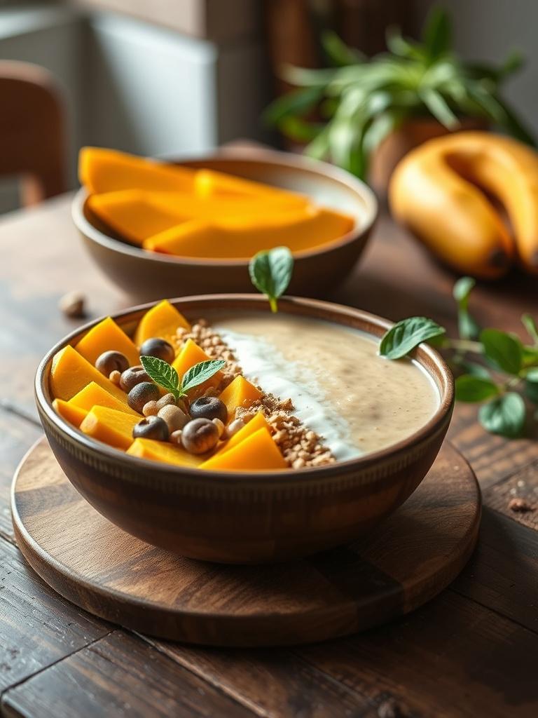 Easy Mango Coconut Smoothie Bowl
