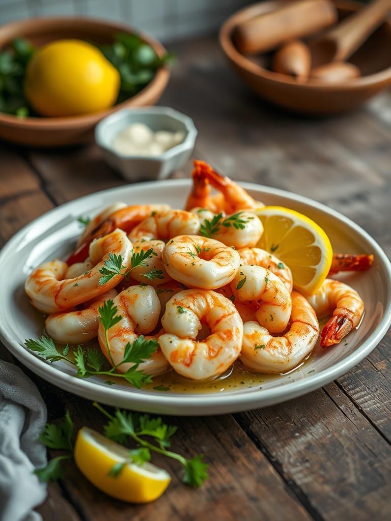 Garlic Butter Shrimp with Lemon (15 Minutes)