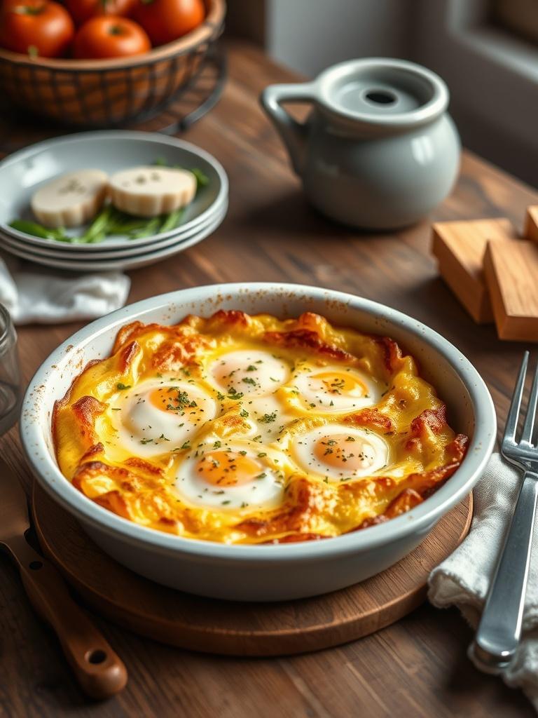 High-Protein Cottage Cheese Egg Bake