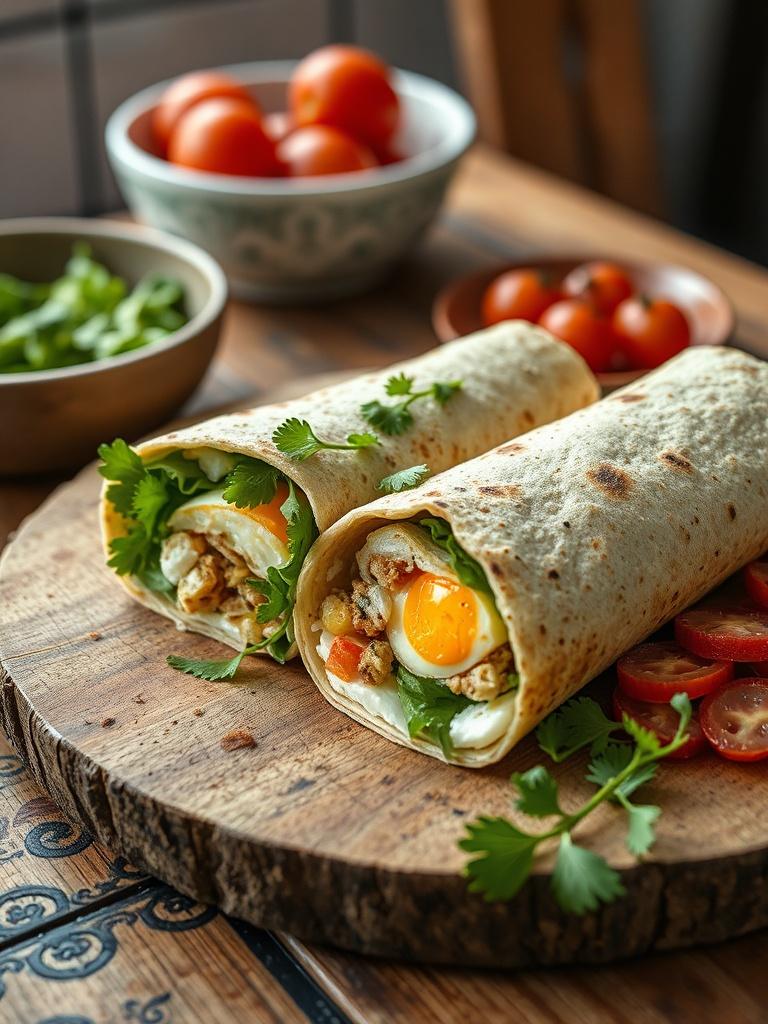 High Protein Egg Wrap