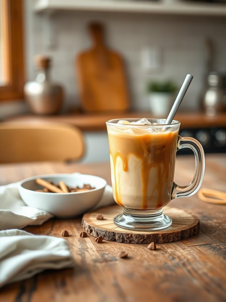 Iced Caramel Coffee at Home
