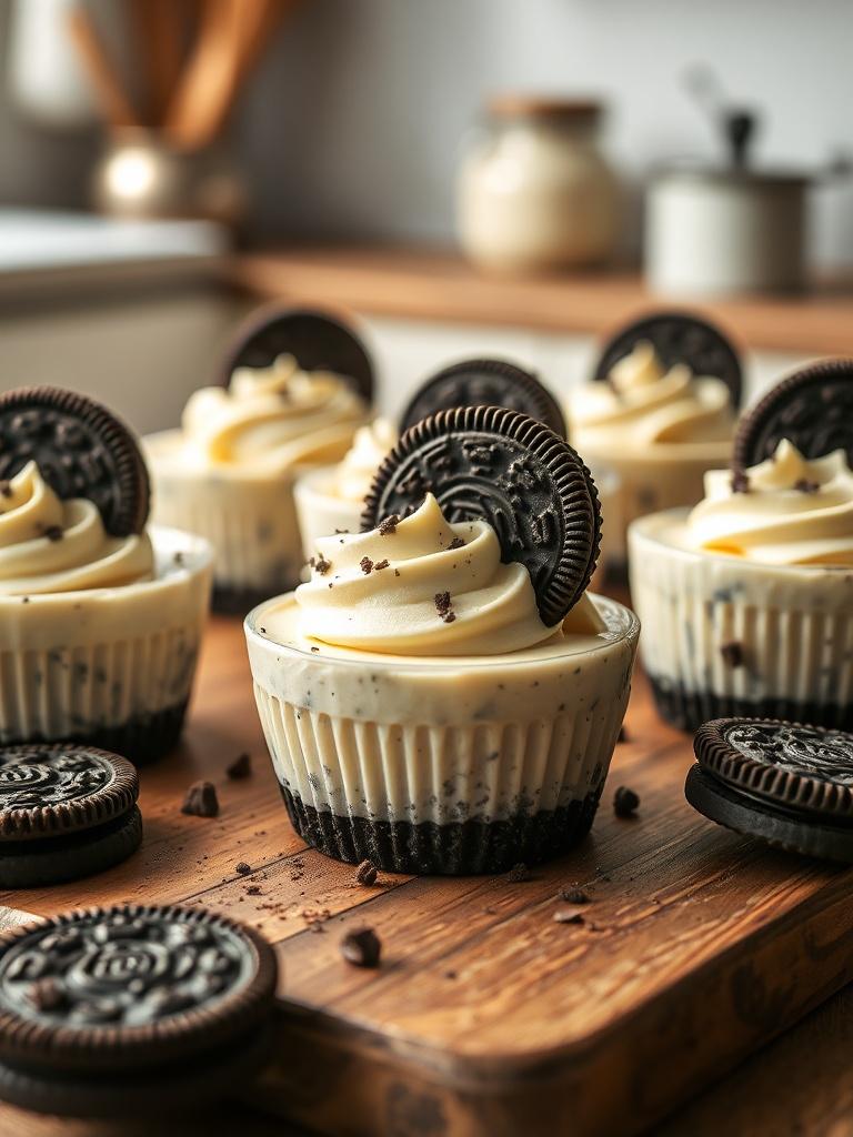 No Bake Oreo Cheesecake Cups